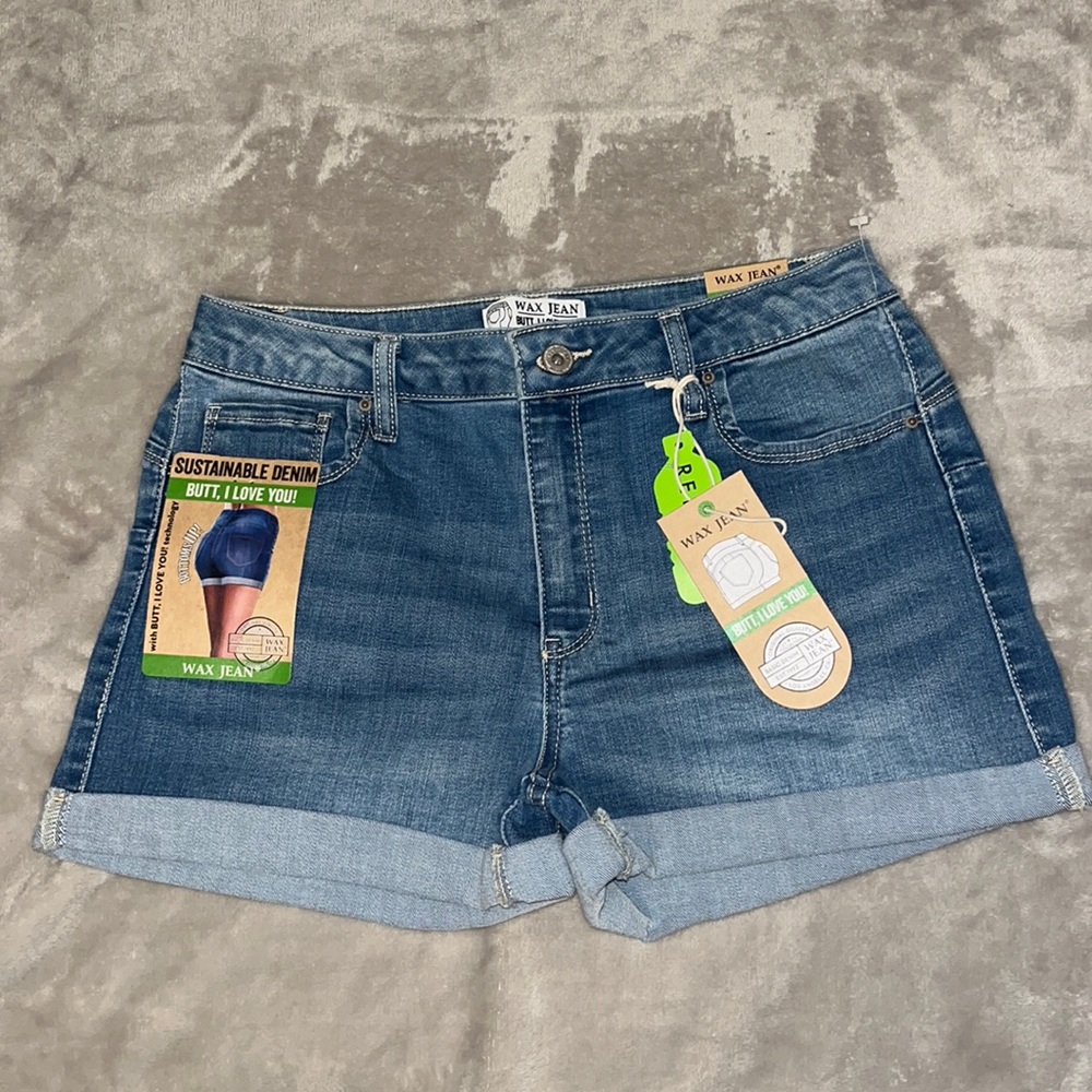 Jean shorts / Wax Jeans/ butt lift